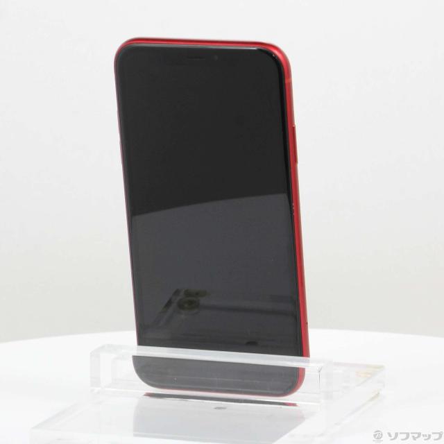 美品　国内版　SIMフリー　iPhoneXr 128GB レッド色 ムスビー｜美品 国内版 SIMフリー iPhoneXR 128GB レッド色