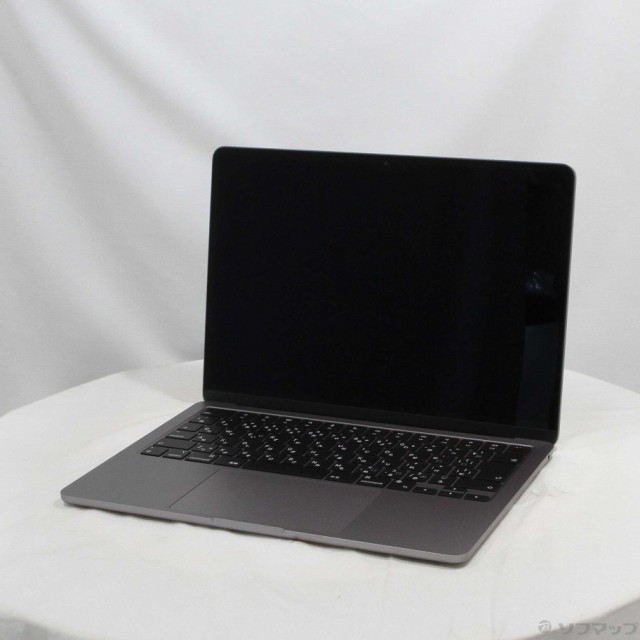 (中古)MacBook Air 13.6-inch Mid 2022 MLXW3J/A M2 8コアCPU_8コアGPU 8GB SSD256GB スペースグレイ (12.6 Monterey)(348-ud)