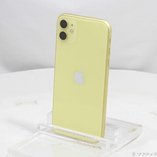 (中古)Apple iPhone11 64GB イエロー MWLW2J/A SoftBank(348-ud)の通販は