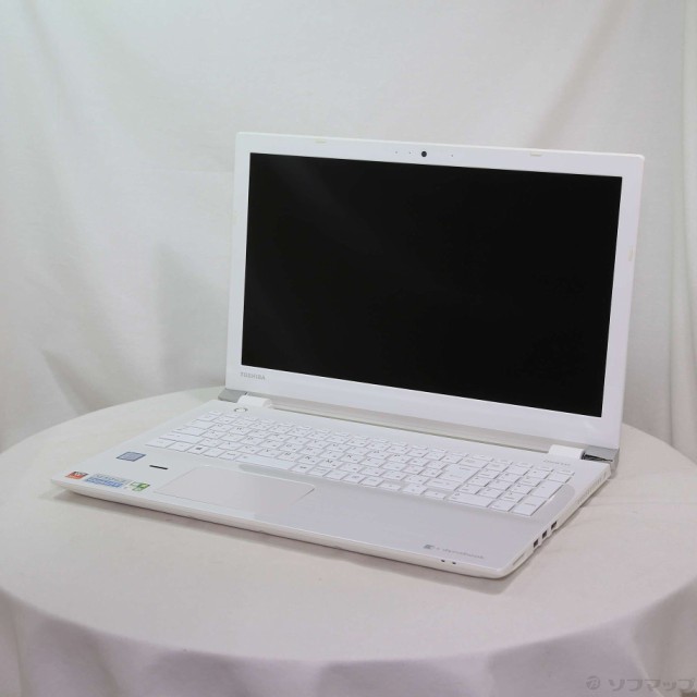 (中古)TOSHIBA 格安安心パソコン dynabook T75/CW PT75CWP-BJA2 リュクスホワイト (Windows 10)(368-ud)