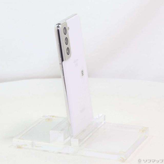 中古)SAMSUNG Galaxy S21 5G 256GB ファントムホワイト SC-51B