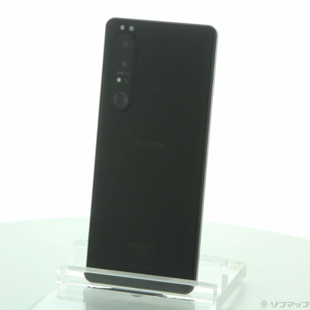 (中古)SONY Xperia 1 III 256GB フロストブラック SO-51B docomoロック解除SIMフリー(276-ud)