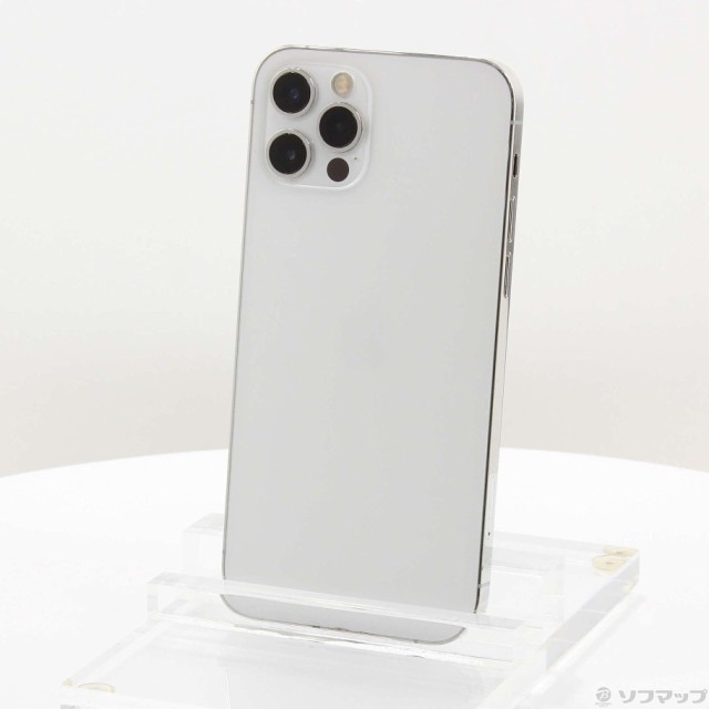 (中古)Apple iPhone12 Pro 256GB シルバー MGMA3J/A SIMフリー(295-ud)