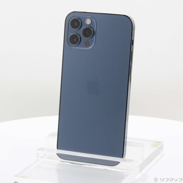 (中古)Apple iPhone12 Pro 128GB パシフィックブルー MGM83J/A SIMフリー(295-ud)