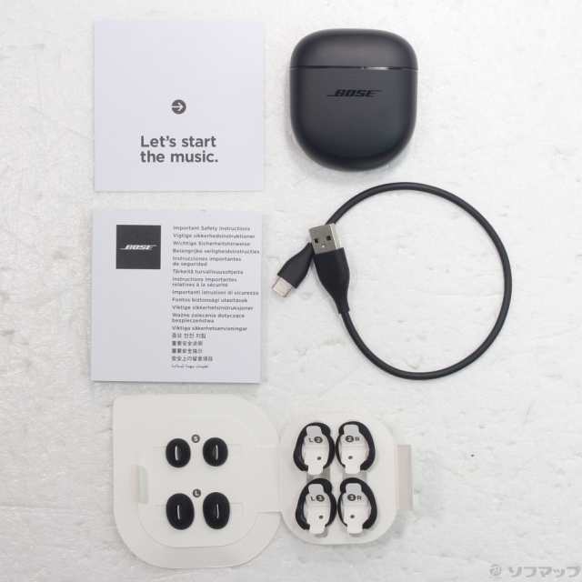 (中古)BOSE Bose QuietComfort Earbuds II トリプルブラック(297-ud)