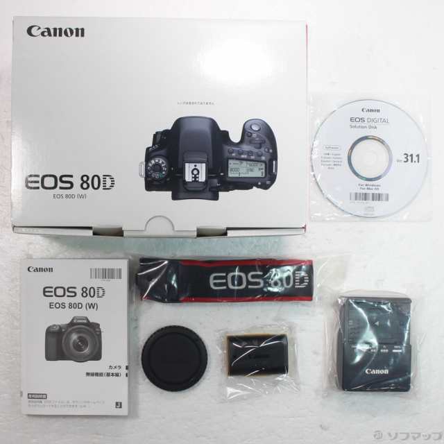 (中古)Canon EOS 80D ボディ ブラック(258-ud)