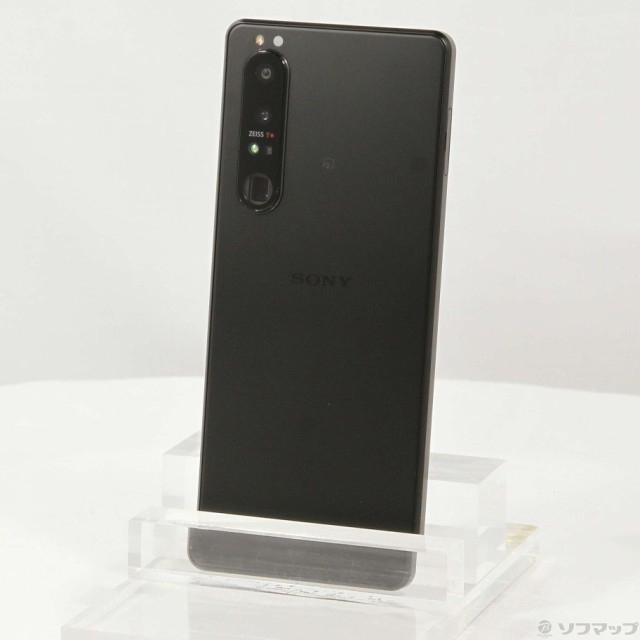 (中古)SONY Xperia 1 III 256GB フロストブラック SOG03 auロック解除SIMフリー(198-ud)