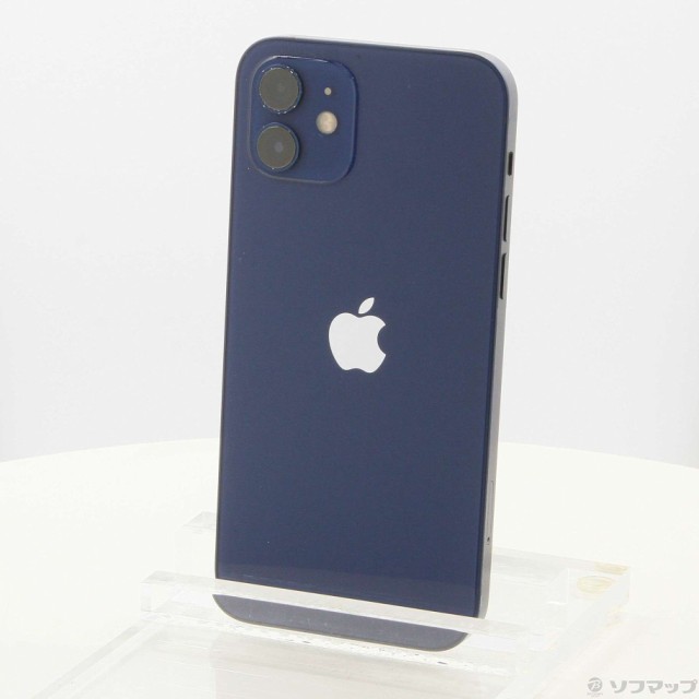 (中古)Apple iPhone12 128GB ブルー MGHX3J/A SIMフリー(297-ud)