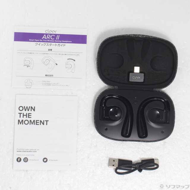 (中古)Cleer フルワイヤレスイヤホン ARCII Game Purple＆Black CLR-ARC2G-PB(276-ud)