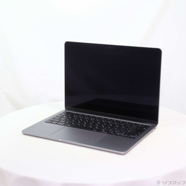 (中古)MacBook Air 13.6-inch Mid 2022 MLXW3J/A M2 8コアCPU_8コアGPU 8GB SSD256GB スペースグレイ (12.6 Monterey)(258-ud)