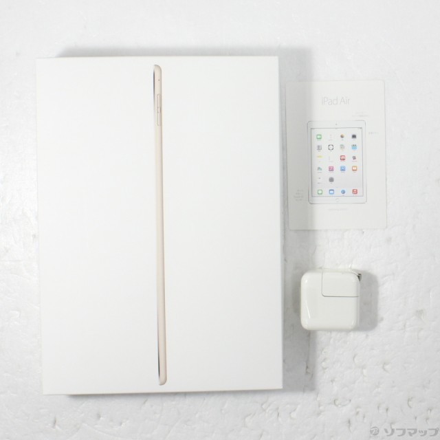 (中古)Apple iPad Air 2 16GB ゴールド MH0W2J/A Wi-Fi(196-ud)