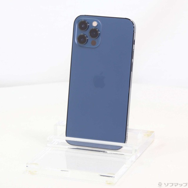 (中古)Apple iPhone12 Pro 128GB パシフィックブルー MGM83J/A SIMフリー(276-ud)