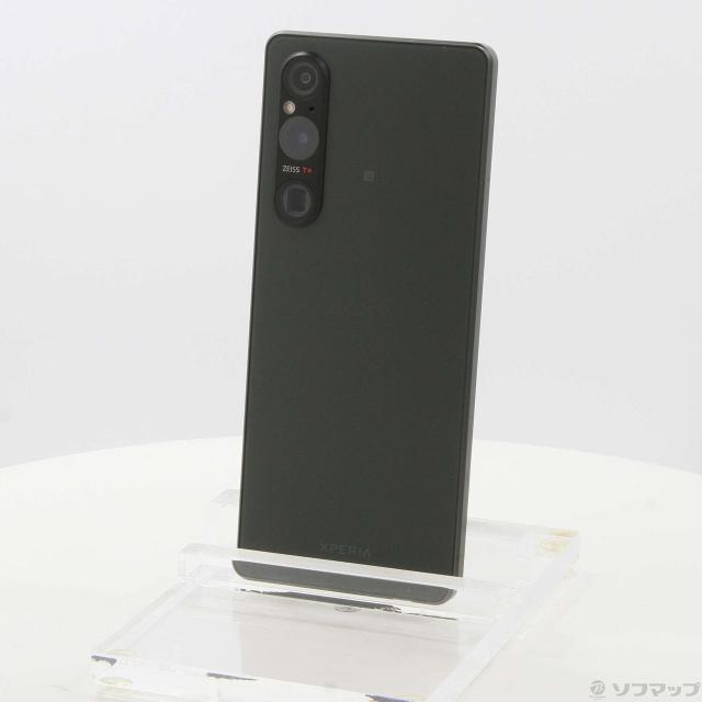 (中古)SONY Xperia 1 V 512GB カーキグリーン XQ-DQ44 SIMフリー(348-ud)の通販は 130,680円