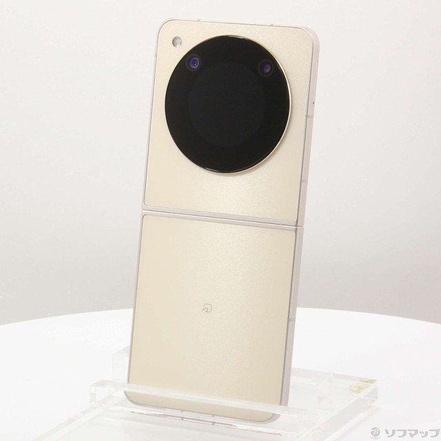 (中古)ZTE Libero Flip 128GB ゴールド A304ZT Y!mobile SIMフリー(349-ud)