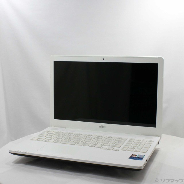 (中古)FUJITSU 格安安心パソコン LIFEBOOK AH50/X FMVA50XWP プレミアムホワイト (Windows 10)(377-ud)