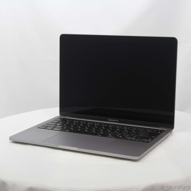 (中古)MacBook Pro 13.3-inch Late 2020 MYD92J/A M1 8コアCPU_8コアGPU 8GB SSD512GB スペースグレイ (12.6 Monterey)(344-ud)