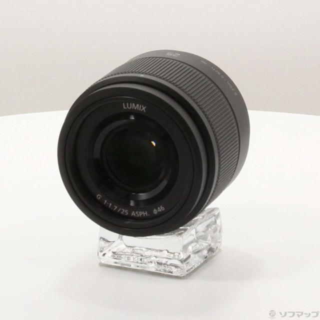 (中古)Panasonic LUMIX G 25mm F1.7 ASPH. H-H025 ブラック(344-ud)