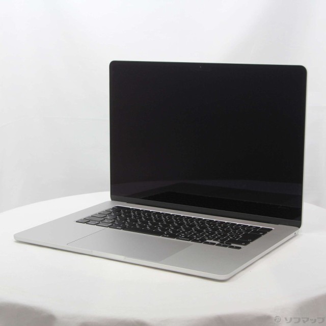 (中古)(展示品) MacBook Air 15.3-inch Mid 2023 MQKR3J/A M2 8コアCPU_10コアGPU 8GB SSD256GB シルバー (macOS v13.6.9)(258-ud)