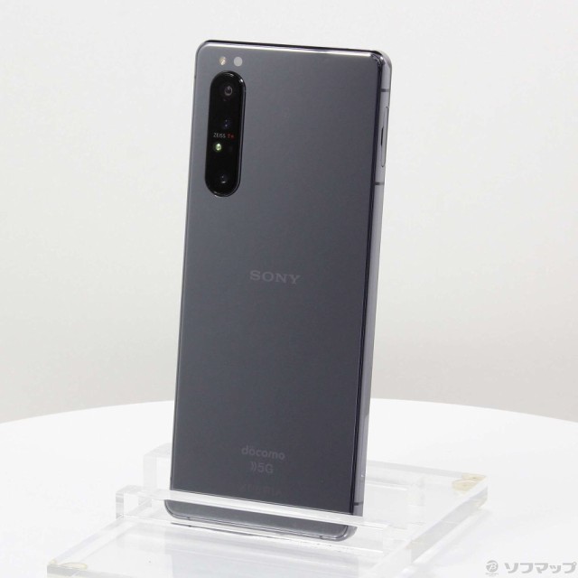 (中古)SONY Xperia 1 II 128GB パープル SO-51A docomoロック解除SIMフリー(349-ud)