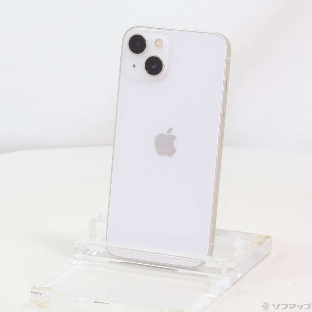 (中古)Apple iPhone13 128GB スターライト MLND3J/A SIMフリー(276-ud)