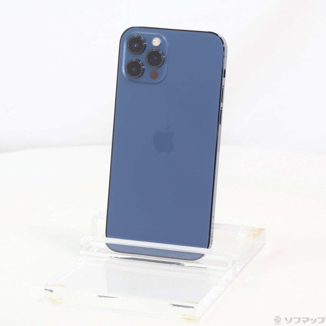 (中古)Apple iPhone12 Pro 128GB パシフィックブルー MGM83J/A SIMフリー(276-ud)