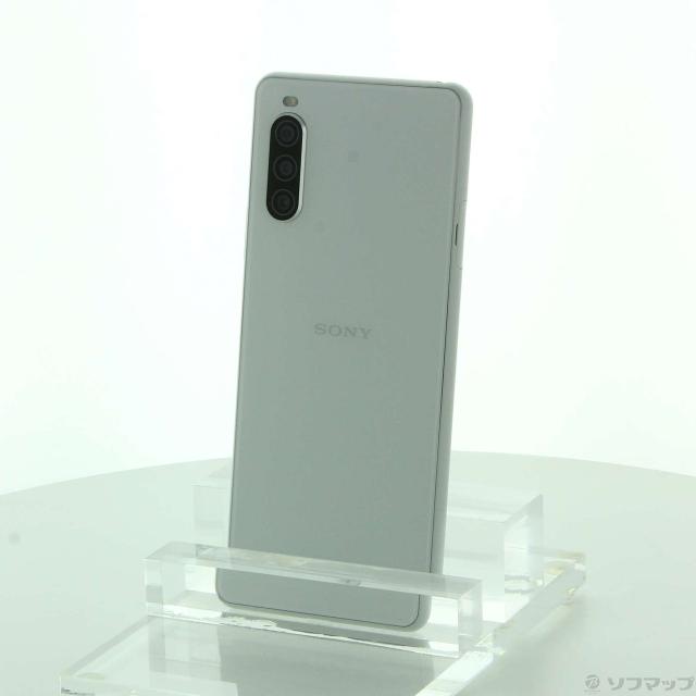 中古)SONY Xperia 10 II 64GB ホワイト XQ-AU42 SIMフリー(269-ud  