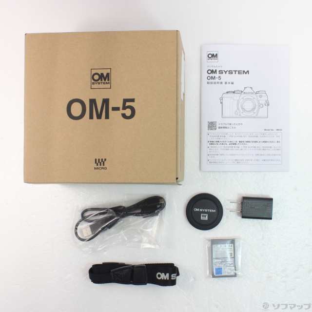 (中古)OM SYSTEM OM-5 ボディ ブラック(258-ud)