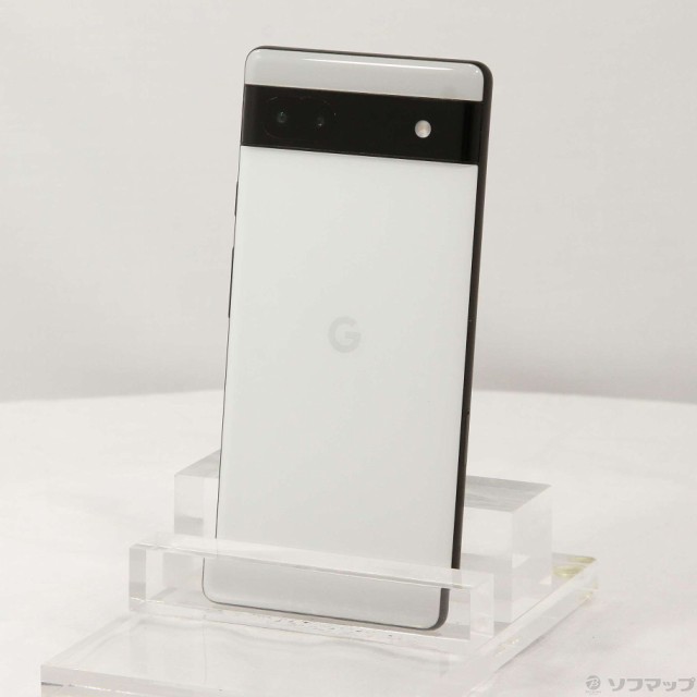 (中古)GOOGLE Google Pixel 6a 128GB チョーク GB17L au SIMフリー(251-ud)