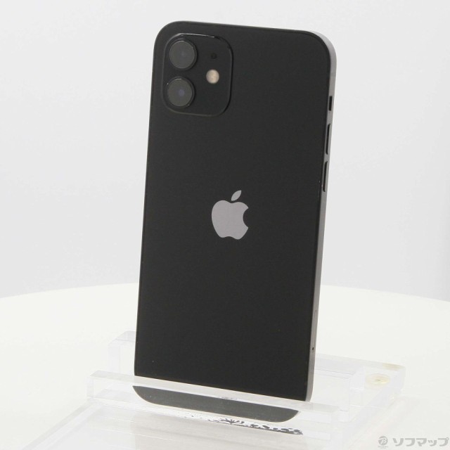 (中古)Apple iPhone12 128GB ブラック MGHU3J/A SIMフリー (ネットワーク利用制限▲)(262-ud)