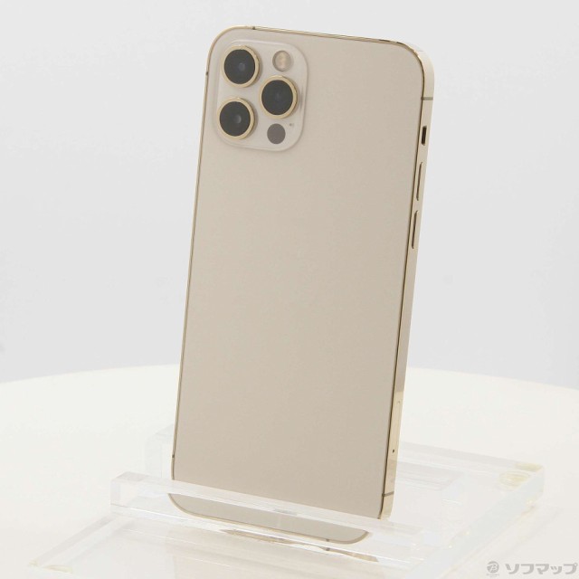 (中古)Apple iPhone12 Pro 128GB ゴールド MGM73J/A SIMフリー(276-ud)