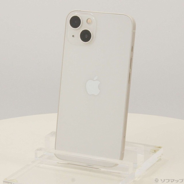 (中古)Apple iPhone13 128GB スターライト NLND3J/A SIMフリー(352-ud)