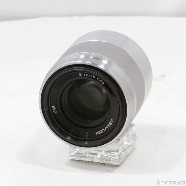 (中古)SONY E 50mm F1.8 OSS SEL50F18 Eレンズ/シルバー(262-ud)