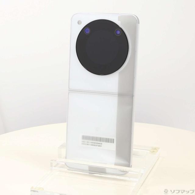 中古)ZTE Libero Flip 128GB ホワイト YMLIBFLIP Y!mobile SIM