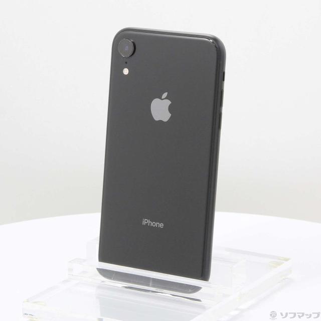 中古)Apple iPhoneXR 256GB ブラック MT0V2J/A SIMフリー(269-ud)