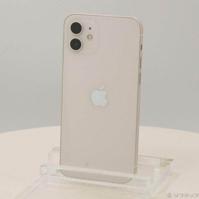 (中古)Apple iPhone12 128GB ホワイト MGHV3J/A SIMフリー(348-ud)