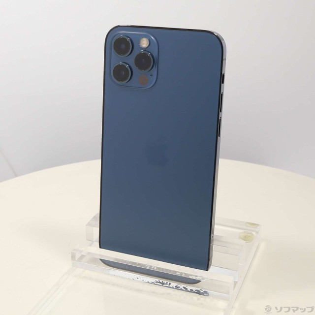 (中古)Apple iPhone12 Pro 256GB パシフィックブルー MGMD3J/A SIMフリー(276-ud)