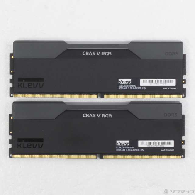 (中古)288P PC5-51200 DDR5-6400 32GB 16GB×2枚組(262-ud)