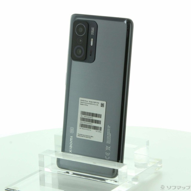 (中古)Xiaomi Xiaomi 11T 128GB メテオライトグレー 21081111RG SIMフリー(262-ud)