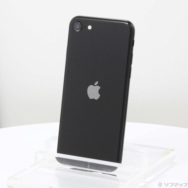 (中古)Apple iPhone SE 第2世代 128GB ブラック MXD02J/A SIMフリー(258-ud)