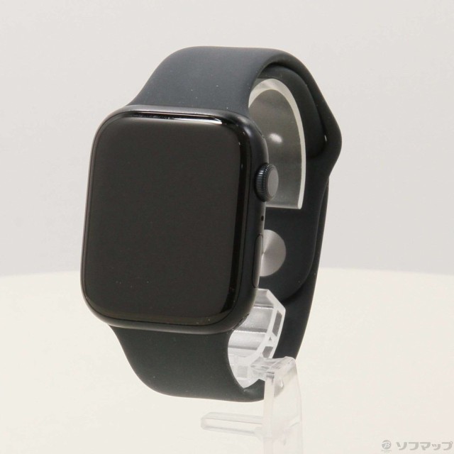 (中古)Apple Apple Watch Series 9 GPS 45mm ミッドナイトアルミニウムケース ミッドナイトスポーツバンド(262-ud)