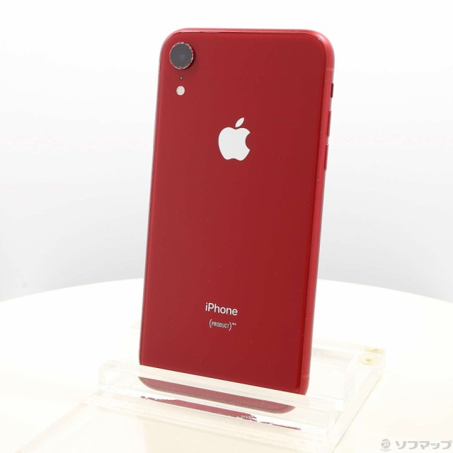 (中古)Apple iPhoneXR 128GB プロダクトレッド MT0N2J/A SIMフリー(269-ud)