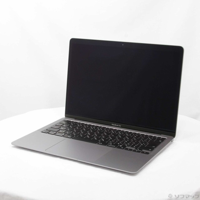 (中古)MacBook Air 13.3-inch Late 2020 MGN63J/A M1 8コアCPU_7コアGPU 16GB SSD256GB スペースグレイ (12.6 Monterey)(377-ud)