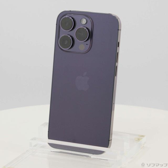 中古)Apple iPhone14 Pro 256GB ディープパープル MQ1E3J/A SIMフリー 