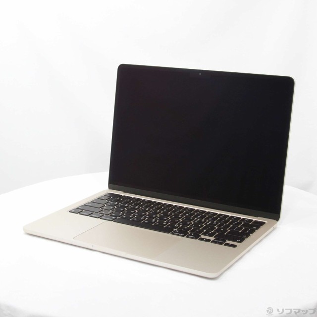 (中古)Apple MacBook Air 13.6-inch Mid 2022 MLY13J/A Apple M2 8コアCPU_8コアGPU 8GB SSD256GB スターライト (12.6 Monterey)(258-ud)