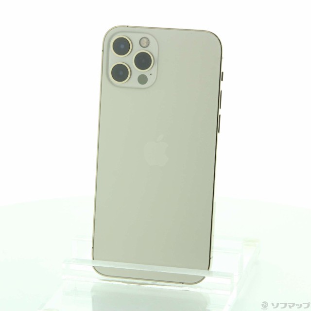 (中古)Apple iPhone12 Pro 256GB ゴールド MGMC3J/A SIMフリー(352-ud)