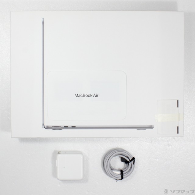 (中古)(展示品) MacBook Air 13.6-inch Mid 2022 MLXW3J/A M2 8コアCPU_8コアGPU 8GB SSD256GB スペースグレイ (macOS v14.7)(262-ud)