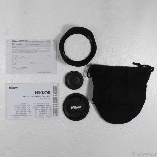 (中古)Nikon (展示品) Nikon AF-S NIKKOR 24-120mm F4 G ED VR (レンズ)(344-ud)