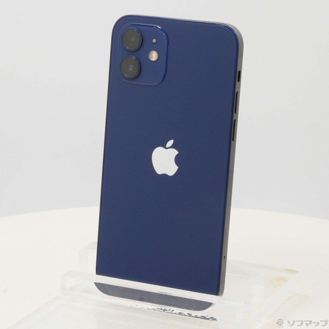 (中古)Apple iPhone12 128GB ブルー MGHX3J/A SIMフリー(349-ud)