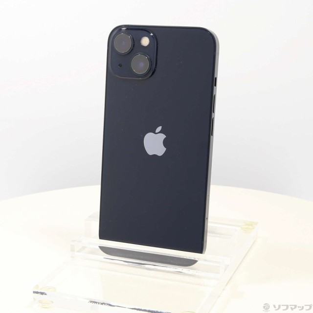 (中古)Apple iPhone13 128GB ミッドナイト MLNC3J/A SIMフリー(348-ud)