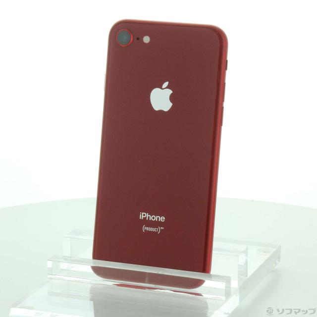 (中古)Apple iPhone8 64GB プロダクトレッド MRRY2J/A SIMフリー(269-ud)の通販は